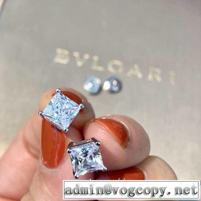 ピアス 今旬のシルエットバランス ブルガリ 大胆にデザインオシャレ新品 BVLGARI 2019春夏も引き続きトレンド