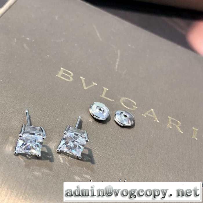 ピアス 今旬のシルエットバランス ブルガリ 大胆にデザインオシャレ新品 BVLGARI 2019春夏も引き続きトレンド