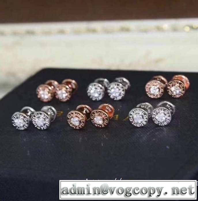 目を引く春夏トップス  2色可選  ブルガリ 春夏！大人カジュアル BVLGARI ピアス 【2019年】夏のファッション