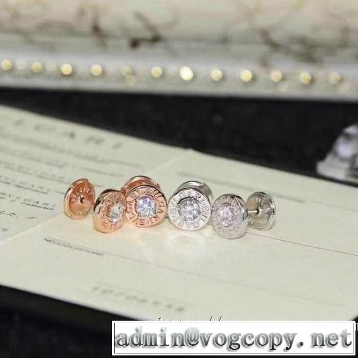 目を引く春夏トップス  2色可選  ブルガリ 春夏！大人カジュアル BVLGARI ピアス 【2019年】夏のファッション