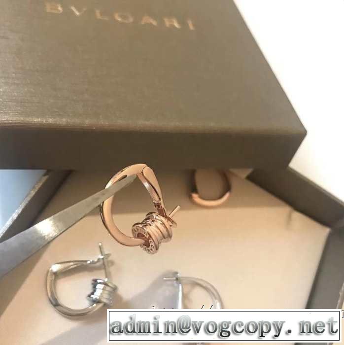 今年の夏は着こなし  ピアス  魅力的な今年らしい 2色可選 【2019春夏】最新コレクション ブルガリ BVLGARI