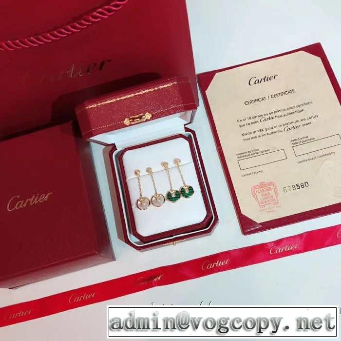 ピアス 甘過ぎず大人な印象に カルティエ CARTIER 2019春夏も引き続きトレンド  2色可選 大人っぽく着こなし