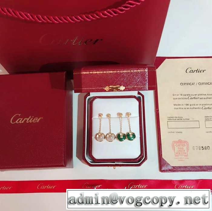 ピアス 甘過ぎず大人な印象に カルティエ CARTIER 2019春夏も引き続きトレンド  2色可選 大人っぽく着こなし