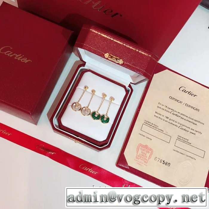 ピアス 甘過ぎず大人な印象に カルティエ CARTIER 2019春夏も引き続きトレンド  2色可選 大人っぽく着こなし