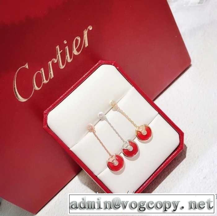 3色可選 今っぽく新作アイテム ピアス 2019春夏は人気定番 カルティエ CARTIER  大人のカジュアルスタイル