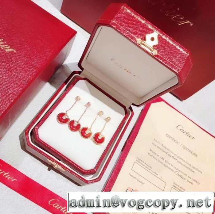 3色可選 今っぽく新作アイテム ピアス 2019春夏は人気定番 カルティエ CARTIER  大人のカジュアルスタイル