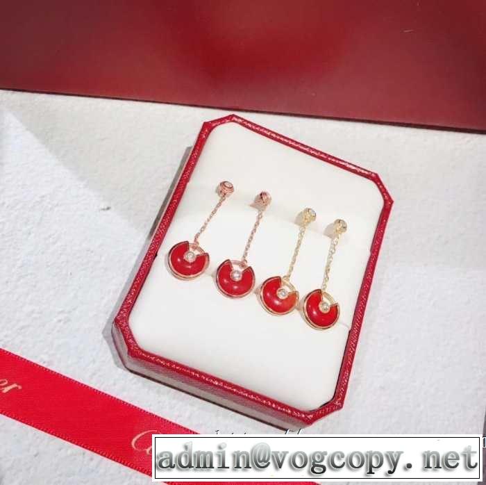 3色可選 今っぽく新作アイテム ピアス 2019春夏は人気定番 カルティエ CARTIER  大人のカジュアルスタイル