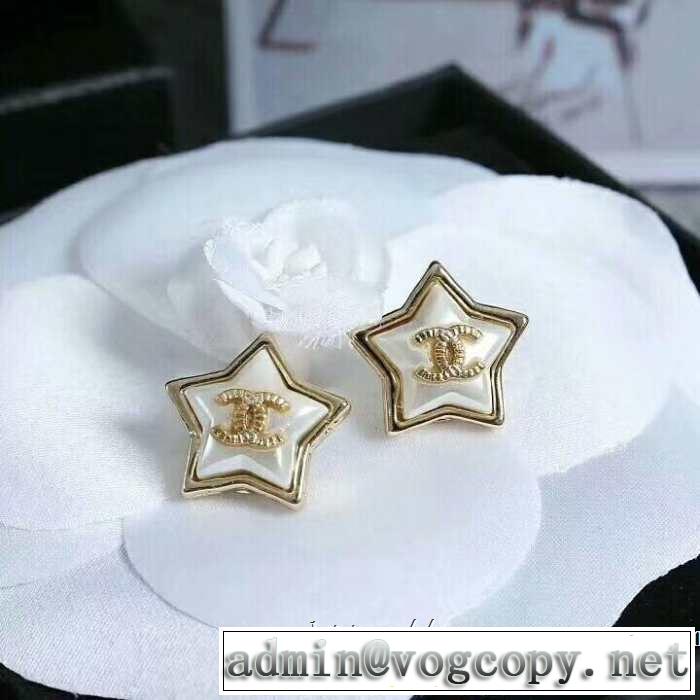 大人っぽく見せ新作 CH CHリラックス感のあるゆったり  2019夏ファション新品 ピアス きれいめ派に上質 