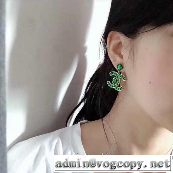 3色可選 魅力的な今年らしい  ピアス 最新のトレンドブランド人気的 CH CH【2019春夏】最新コレクション