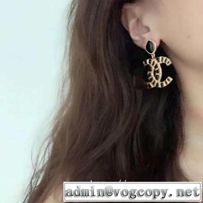 3色可選 魅力的な今年らしい  ピアス 最新のトレンドブランド人気的 CH CH【2019春夏】最新コレクション