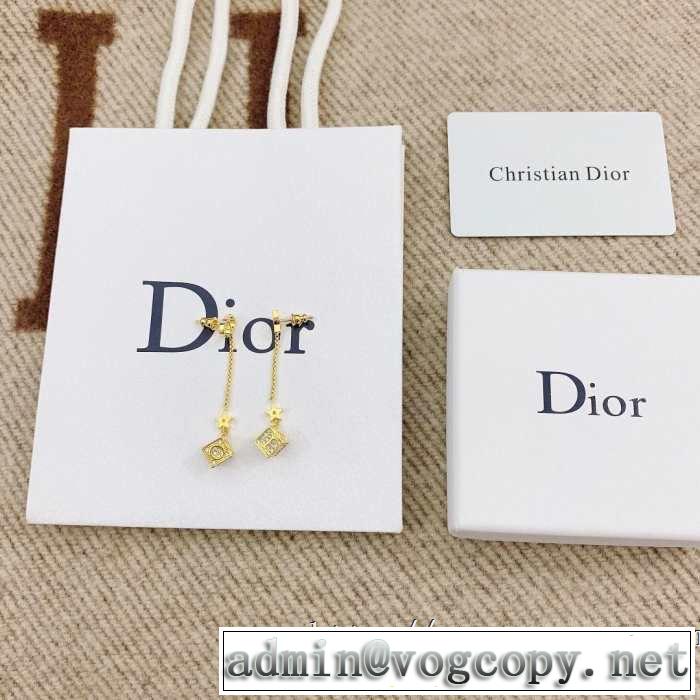人気ストリートブランド新品 ディオール 柔らかい印象に上質 DIOR 2色可選 【2019春夏】最新コレクション ピアス