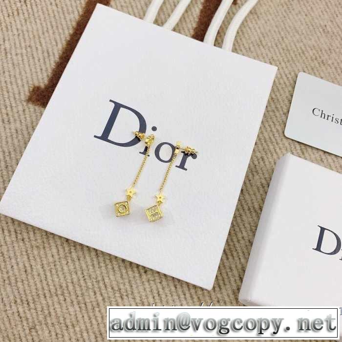 人気ストリートブランド新品 ディオール 柔らかい印象に上質 DIOR 2色可選 【2019春夏】最新コレクション ピアス
