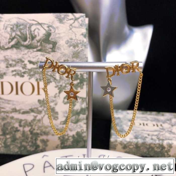 2019夏色っぽさ ディオール DIOR おしゃれデザインも大人気 夏の王道　適度な上品さ ピアス 夏らしい爽やかさ