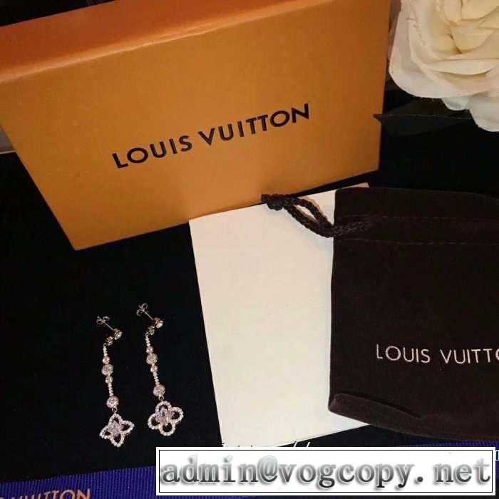 おしゃれ上級者に挑戦 ルイ ヴィトン LOUIS VUITTON 春夏らしい華やかピアス 019春夏人気トレンドアイテム