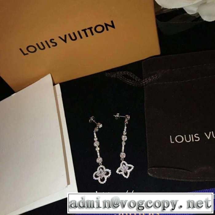 おしゃれ上級者に挑戦 ルイ ヴィトン LOUIS VUITTON 春夏らしい華やかピアス 019春夏人気トレンドアイテム