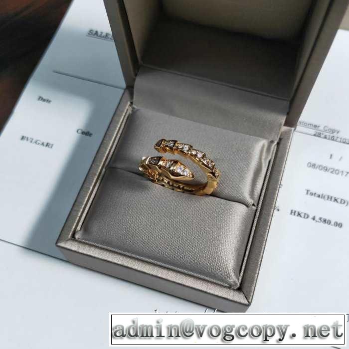 3色可選 オシャレ印象で人気の高い ブルガリ BVLGARI リング/指輪 季節をまたい新作アイテム 2019即旬な装いに