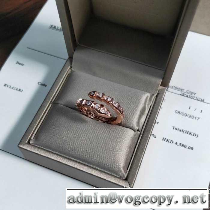 3色可選 オシャレ印象で人気の高い ブルガリ BVLGARI リング/指輪 季節をまたい新作アイテム 2019即旬な装いに