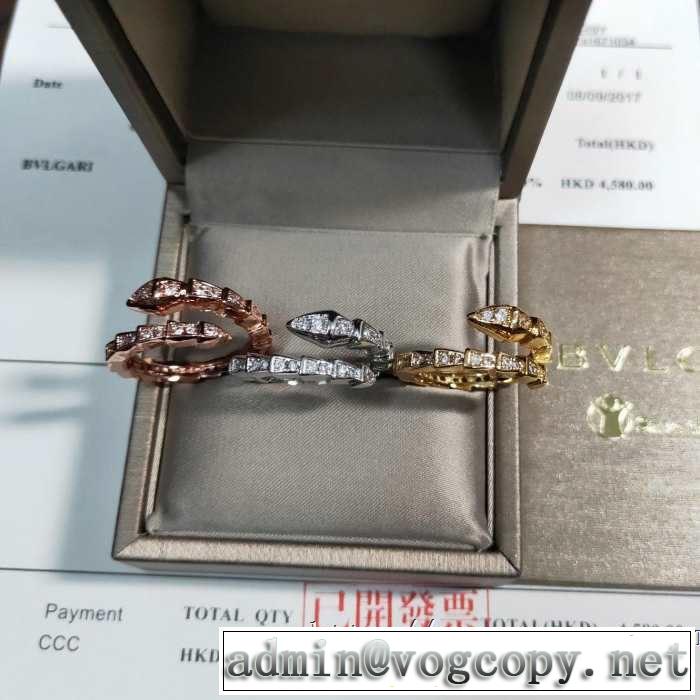 3色可選 オシャレ印象で人気の高い ブルガリ BVLGARI リング/指輪 季節をまたい新作アイテム 2019即旬な装いに