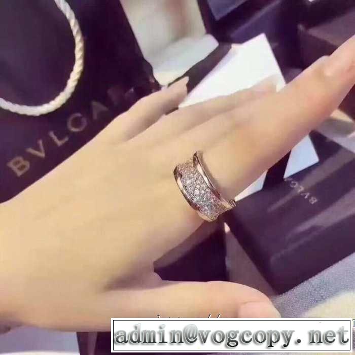 この夏は注目新作 ブルガリ 夏らしい抜け感を演出し BVLGARI 2019年春夏シーズンの人気リング/指輪