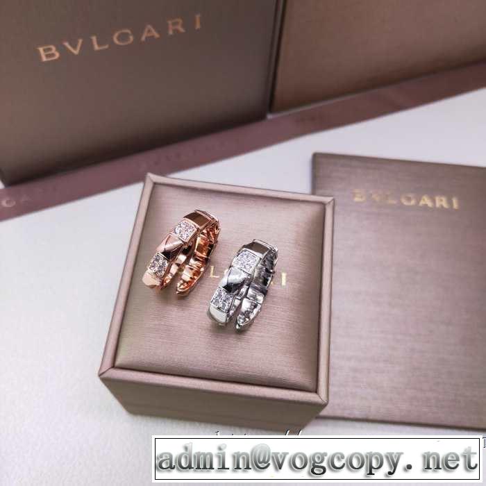 リング/指輪 ぜひ今年のトレンドをチェック  ブルガリ2019年春夏流行ファッション BVLGARI ファッションにトレンド  2色可選