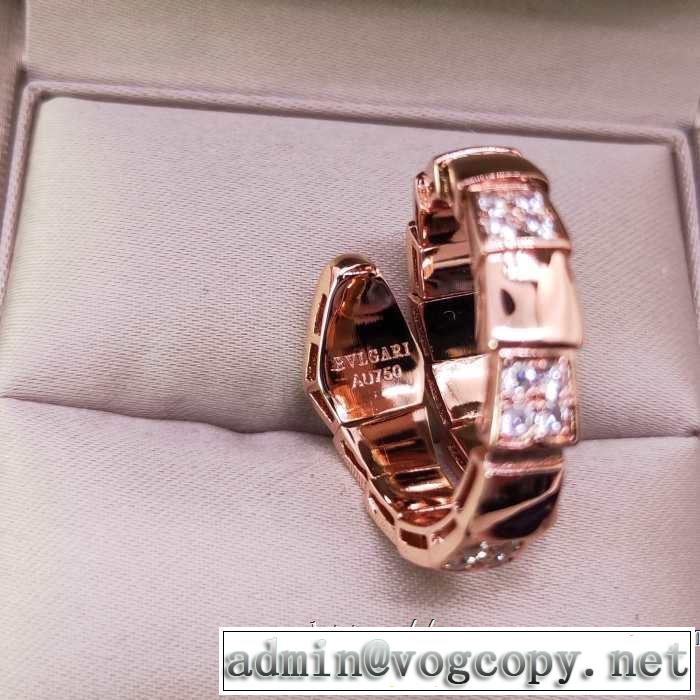 リング/指輪 ぜひ今年のトレンドをチェック  ブルガリ2019年春夏流行ファッション BVLGARI ファッションにトレンド  2色可選