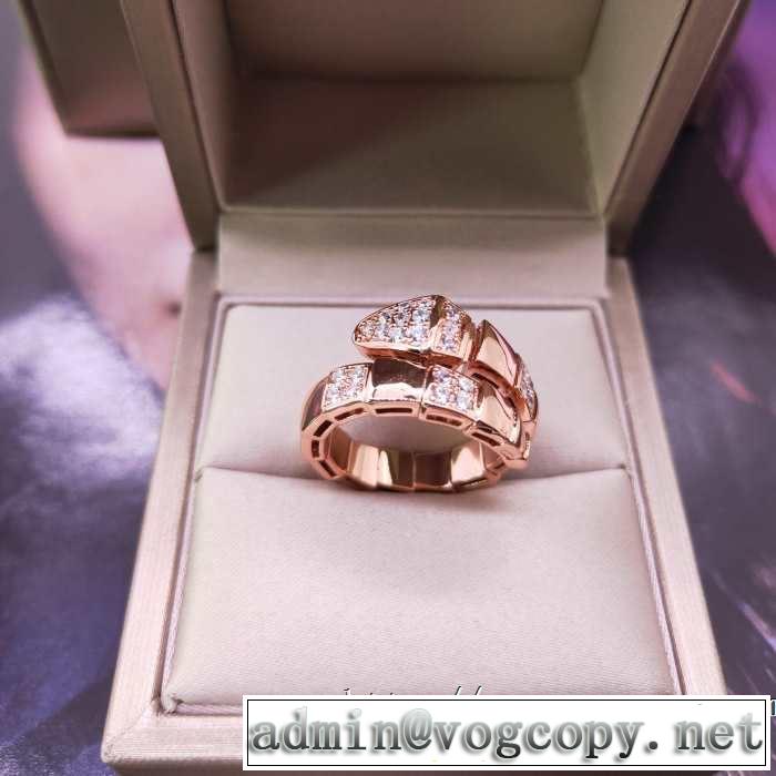 リング/指輪 ぜひ今年のトレンドをチェック  ブルガリ2019年春夏流行ファッション BVLGARI ファッションにトレンド  2色可選