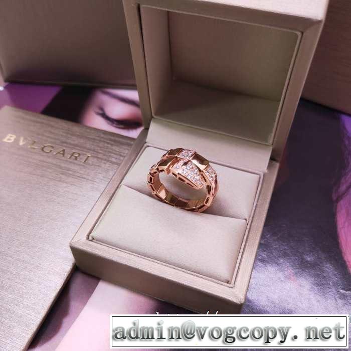 リング/指輪 ぜひ今年のトレンドをチェック  ブルガリ2019年春夏流行ファッション BVLGARI ファッションにトレンド  2色可選