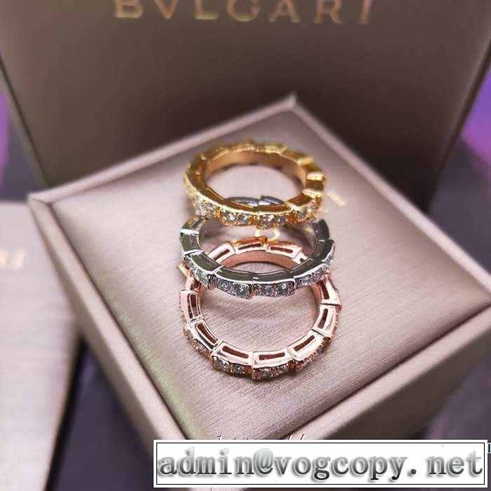 3色可選 夏ファッションのおすすめ ブルガリ BVLGARI 2019年夏の一押しファッションアイテム リング/指輪 