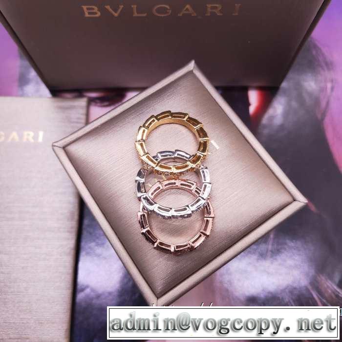 3色可選 夏ファッションのおすすめ ブルガリ BVLGARI 2019年夏の一押しファッションアイテム リング/指輪