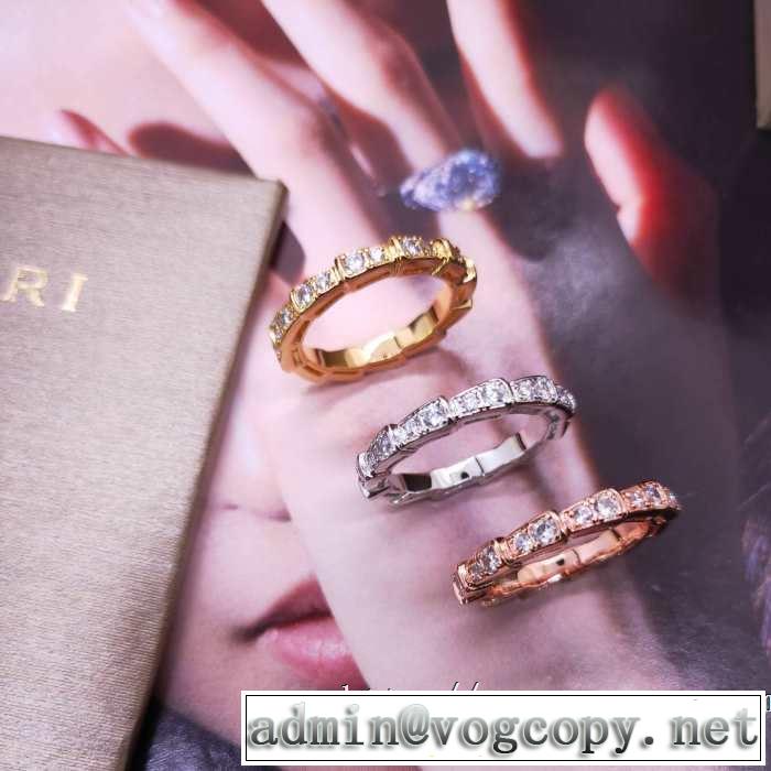 3色可選 夏ファッションのおすすめ ブルガリ BVLGARI 2019年夏の一押しファッションアイテム リング/指輪