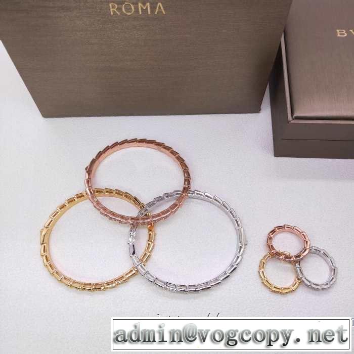 3色可選 夏ファッションのおすすめ ブルガリ BVLGARI 2019年夏の一押しファッションアイテム リング/指輪