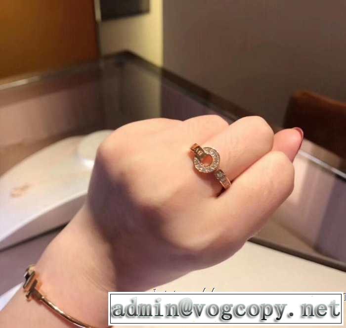 2色可選 ブルガリ BVLGARI 上品な涼やかさある印象に リング/指輪 2019春夏の大注目トレンド