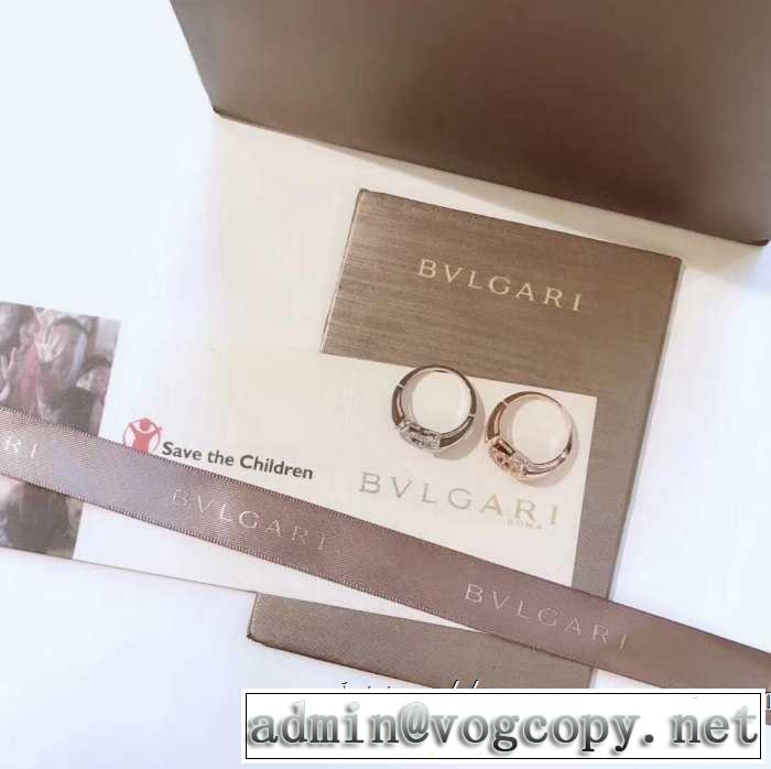 2色可選 ブルガリ BVLGARI 上品な涼やかさある印象に リング/指輪 2019春夏の大注目トレンド