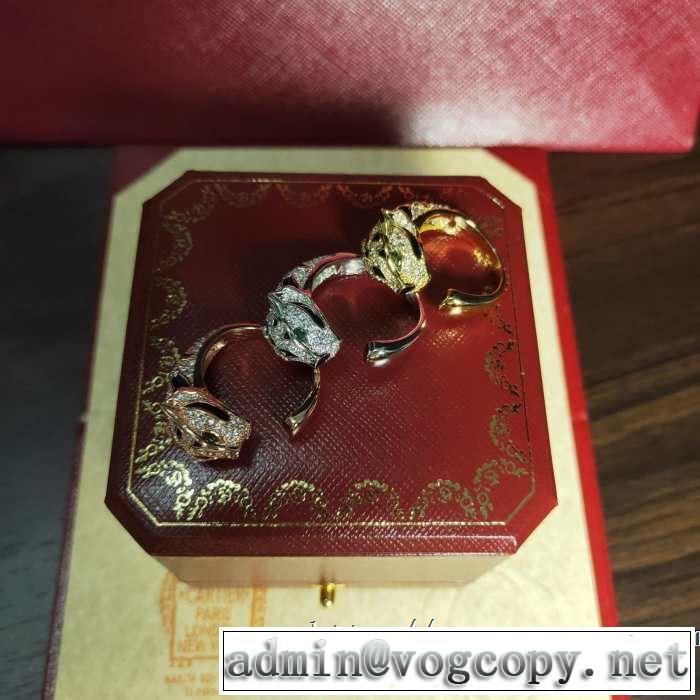 気持ちいい真夏日にぴったり カルティエ 3色可選 CARTIER おしゃれな夏ファッション2019 リング/指輪 切りっぱなしデザイン