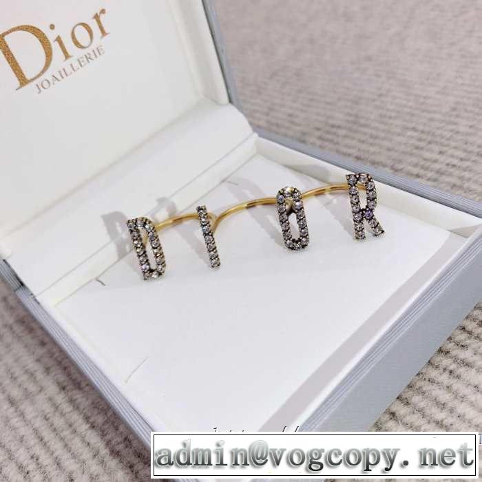 リング/指輪 新作コレクションを見る ディオール 2019年の春夏に着たい  DIOR 馴染みやすいスタイル美品 