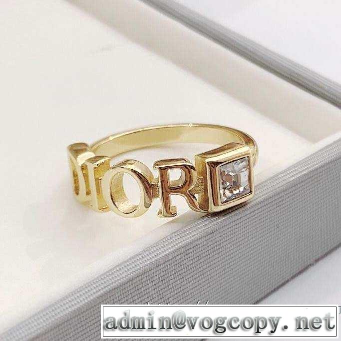 夏の王道　適度な上品さ  リング/指輪 2019春夏も引き続き人気セール ディオール DIOR 夏らしい爽やかさ 