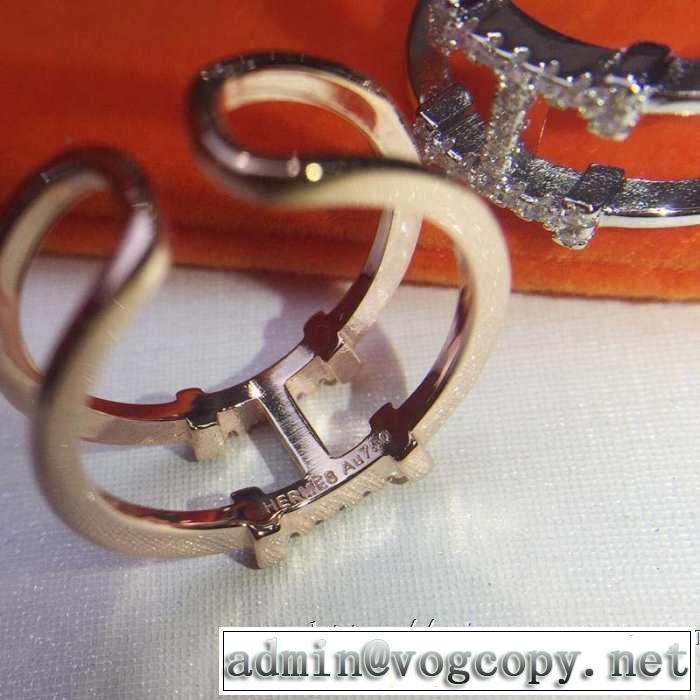 2色可選 エルメスちょっと大人の印象 HERMES ぜひ今年のトレンドをチェック リング/指輪 2019年春夏流行ファッション