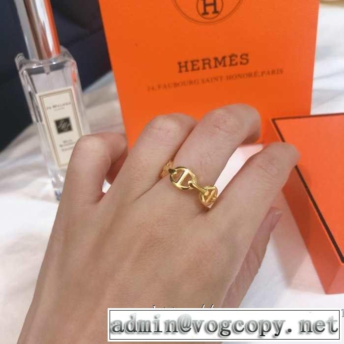 リング/指輪 大人のカジュアルスタイル エルメス 2019春夏は人気定番HERMES 今季のトレンド人気新作 3色可選