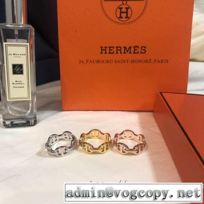 リング/指輪 大人のカジュアルスタイル エルメス 2019春夏は人気定番HERMES 今季のトレンド人気新作 3色可選