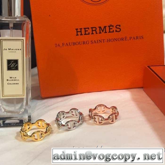 リング/指輪 大人のカジュアルスタイル エルメス 2019春夏は人気定番HERMES 今季のトレンド人気新作 3色可選