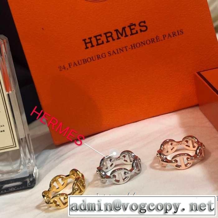 リング/指輪 大人のカジュアルスタイル エルメス 2019春夏は人気定番HERMES 今季のトレンド人気新作 3色可選