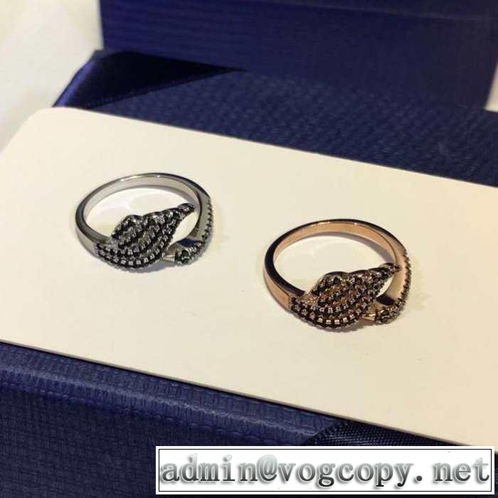 スワロフスキー SWAROVSKI 指輪 4色可選 2019春夏も引き続きトレンド 春夏のトレンドアイテム