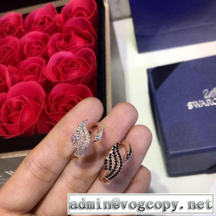 スワロフスキー SWAROVSKI 指輪 4色可選 2019春夏も引き続きトレンド 春夏のトレンドアイテム
