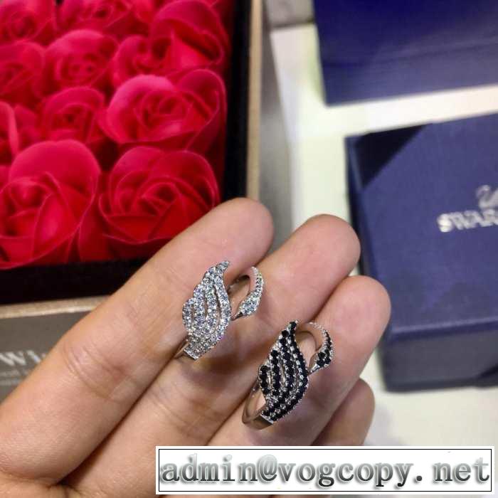 スワロフスキー SWAROVSKI 指輪 4色可選 2019春夏も引き続きトレンド 春夏のトレンドアイテム
