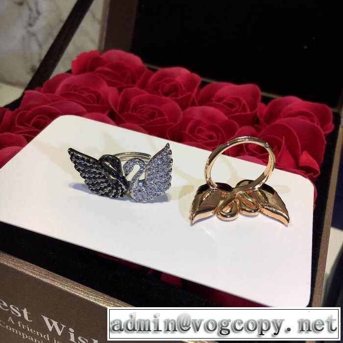 指輪 2色可選 2019春夏トレンドアイテム 今流行りの最新コレクション スワロフスキー SWAROVSKI