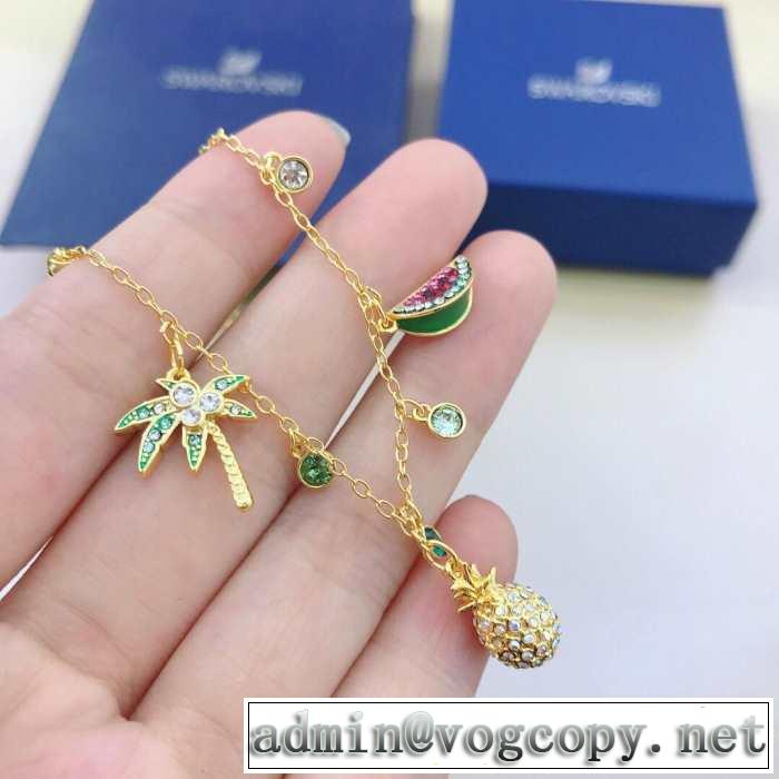 ブレスレット 2019年最新ファッション 春夏シンプルファッションでOK！ スワロフスキー SWAROVSKI