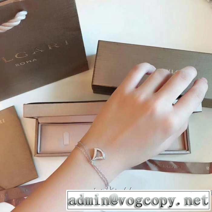 ブルガリ BVLGARI おしゃれ上級者に挑戦 2019春夏人気トレンドアイテム  ブレスレット 2色可選