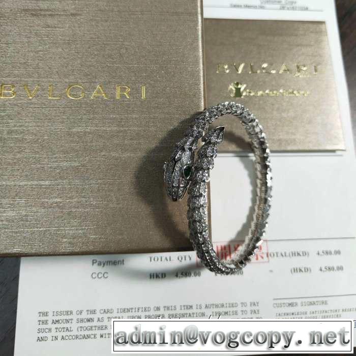 3色可選オシャレ印象で人気の高い ブルガリ BVLGARI 2019即旬な装いに ブレスレット お洒落トレンド人気