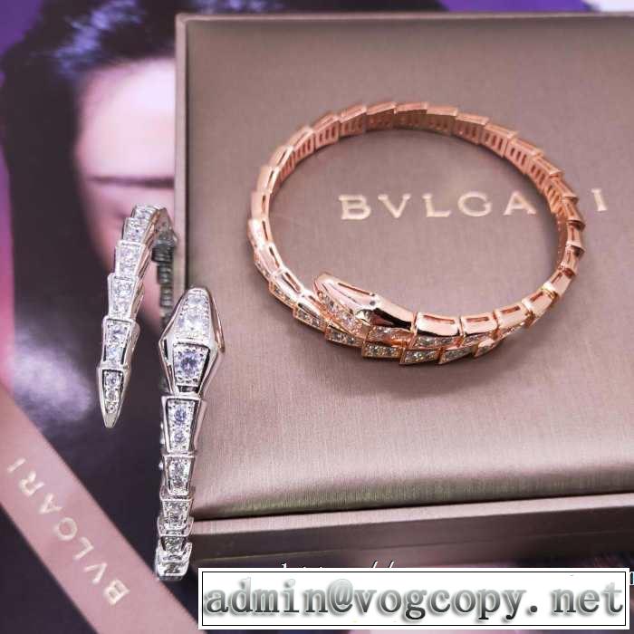 夏らしい抜け感を演出し ブルガリ 2019年春夏シーズンの人気 BVLGARI ブレスレット ぐっと鮮度がアップ 2色可選