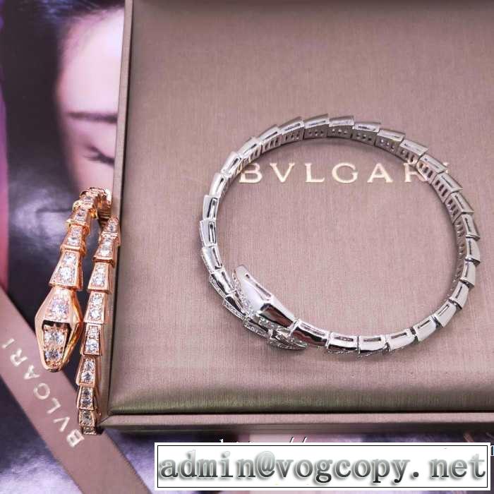 夏らしい抜け感を演出し ブルガリ 2019年春夏シーズンの人気 BVLGARI ブレスレット ぐっと鮮度がアップ 2色可選